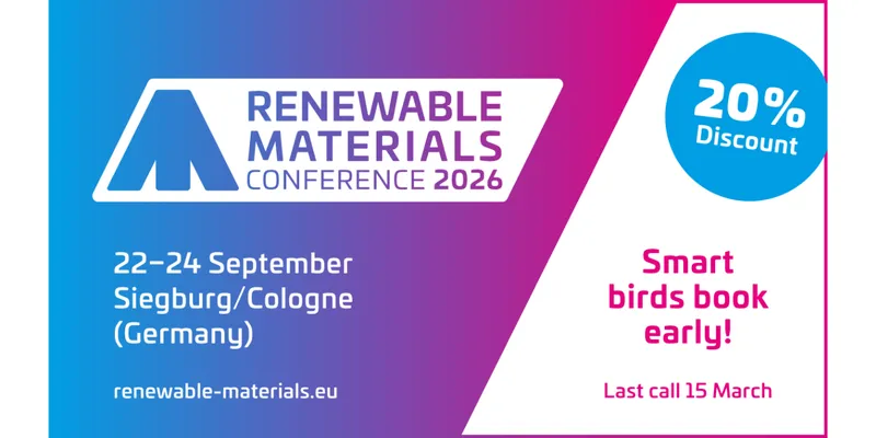 Abstract Submission Deadline Approaches for Renewable Materials Conference 2026